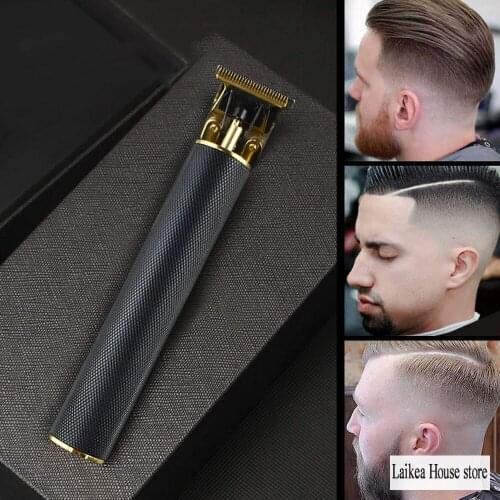 Electric Hair Clippers Shaved Head T-shaped Tooth Engraving Bald Hair Clippers USB Electric Low Noise Hair Trimmer Hair Cutting