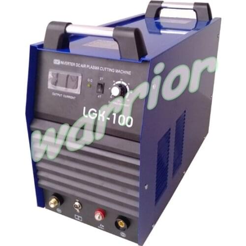 380V 3 Phase Air Plasma Cutting Machine Inverter Cutter LGK100 CUT 100 with P80 Torches Earth Clamp Air Gauge