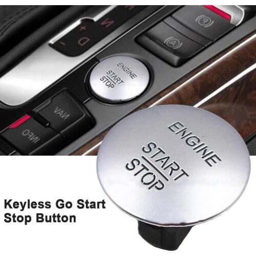 Keyless Start Stop One-Key Start Button Switch Go Engine Start Stop Button Switch Keyless For Mercedes-Benz E C CL550 ML350