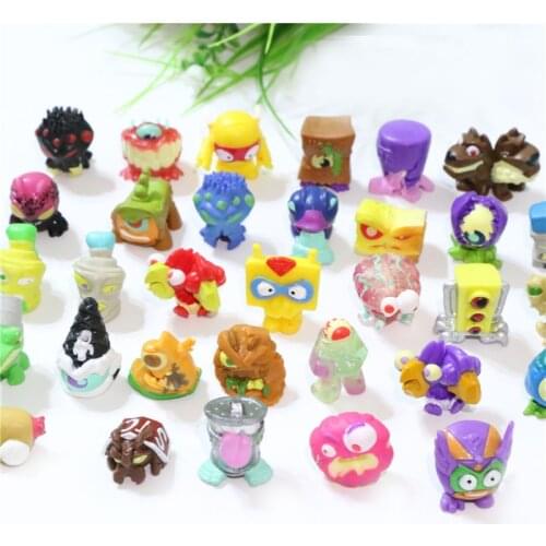 10pcs/pack PVC Randomly 2-3 CM Litter Bug Rubber Clean Dolls Model Toys Gifts for Children