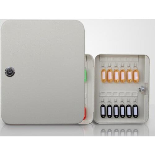 Metal Key Box Tool Case Storage Bins Management Box Cabinet With 45 Key Card Office Hotel Facility Property