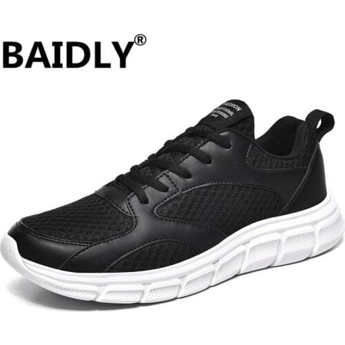 Men Casual Shoes New Mesh Breathable Lace Up Male Walking Shoes Men Non Slip Lightweight Sports Mens Sneaker Big Size 39-48