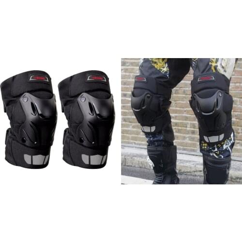 2pcs Motorcycle Knee Pads Guards Racing Off-Road Protective Kneepad Sleeves Adjustable Motocross Brace Protetion Fit 40-90kg