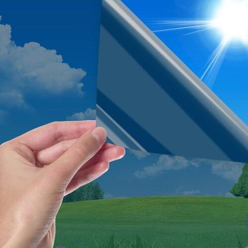 One-way anti-ultraviolet heat insulation color vinyl window film home privacy mirror glass film window stickers glass stickers