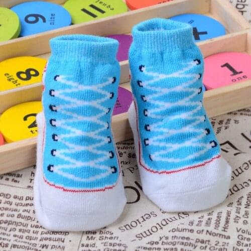 1 Pair Autumn Winter Infant Cotton Socks Soft Non-slip Newborn 0-12 Months Baby Boys Girls Sock YS-BUY