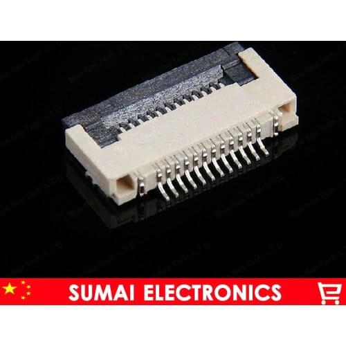 20pcs FPC/FFC connector cable socket 12 pin 0.5mm connector for LCD screen interface of DVD/GPS/MP3/PDA/Phone ect.ROHS