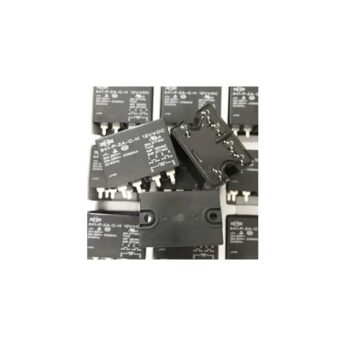10PCS relay 841-P-2A-C-H-24VDC 841-P-2A-C-H 24VDC 841-P-2A 841P2A-H 24VDC DC24V 24V 25A 250V 277VAC 6PIN