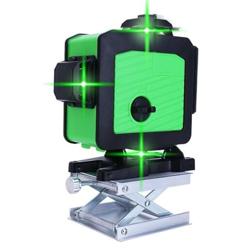 JUNEFOR Laser Level 16 Lines 4D Self-Leveling 360 Laser Level Horizontal And Vertical Cross Super Powerful Green Laser Beam Line
