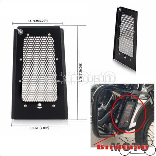 Motorcycle Mesh Radiator Grille Cover Cooler Guard Protection For Harley Sport Glide FAT BOB FAT BOY Softail Standard 2018-2021