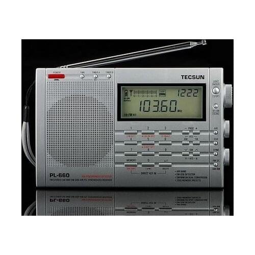 Tecsun pl-660 FM Radio Stereo LW MV SW-SSB AIR PLL SYNTHESIZED PL660 Radio