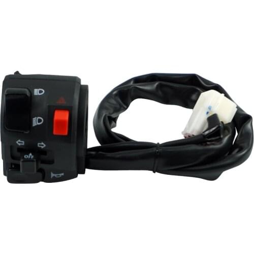 Universal 22MM Motorcycle Switches Handlebar Controller Switch Headlight Fog Light Horn ON-OFF Button Switch