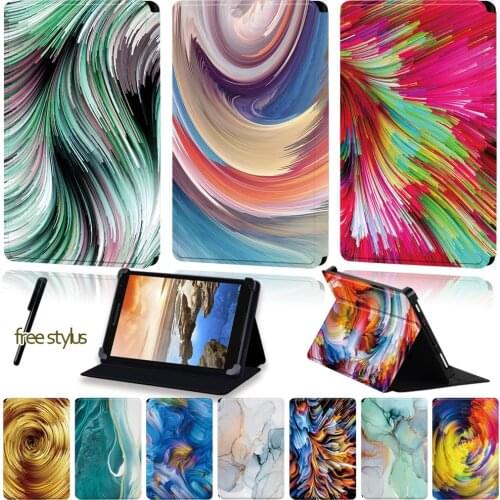 Universal Tablet Case for Lenovo Tab 8 /Tab A7-30/Tab A7-50/Tab A8-50 /Tab S8-50 /Yoga Book /Tab 4 Watercolor Pattern Series