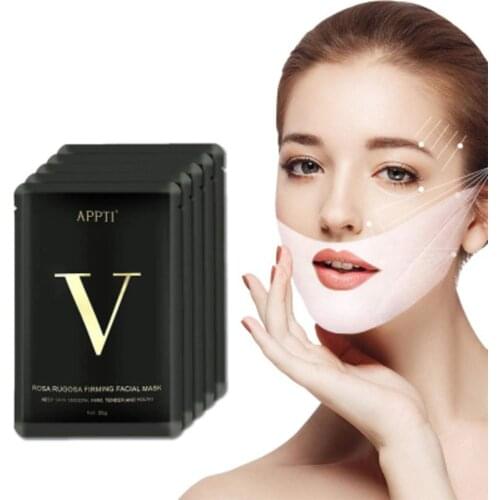 V Shape Mask Massage Face Firming Mask Chin facial Lifting Mask Wrinkle Shaper V Line Mask Slimming Beauty Skin Care Tool Lady