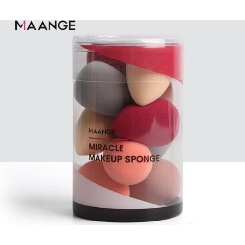 4/10PCS Cosmetic Puff Soft Professional Face Foundation Powder Cream Makeup Sponges Beauty Cosmetic Tools Wet And Dry Use