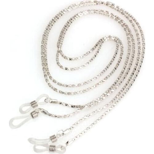 61cm Sunglasses Chain Lanyard Strap Necklace Metal Eyeglass Glasses Chain Cord For Reading Glasses 4 Colors