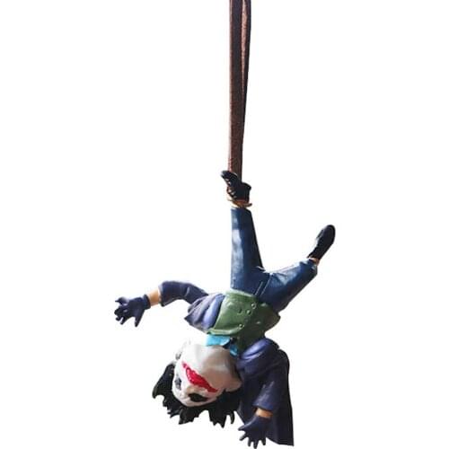 Car Pendant The Joker Hanging Acrobatic Clown Anime Figure Ornaments Auto Rearview Mirror Interior Decoration Accessories Gifts