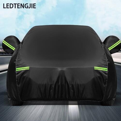 LEDTENGJIE Oxford Cloth Jersey, Sunscreen, Rain and Snow Cover, Car Cover Is Lightweight, Stylish and Durable