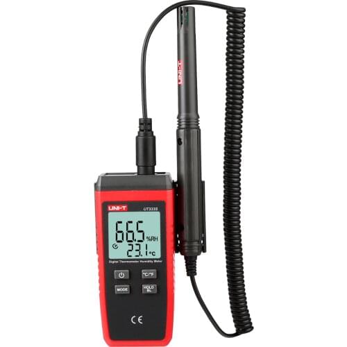 UNI-T UT333S Digital Temperature Humidity Meter LCD Display 1s Sampling Time