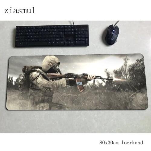 Stalker padmouse 80x30cm gaming mousepad game HD print large mouse pad gamer computer desk High quality mat notbook mousemat pc