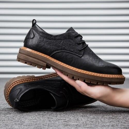 Leather Shoes Men Footwear Men Casual Shoes High Quality Man Business Shoes Fashion Brand Male Business Formal Shoes