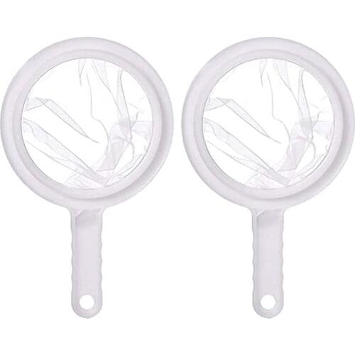 120Mesh Kitchen Nylon Mesh Filter Spoon Kitchen Ultra-fine Mesh Strainer Suitable For Milk Soy Milk Yogurt Coffee