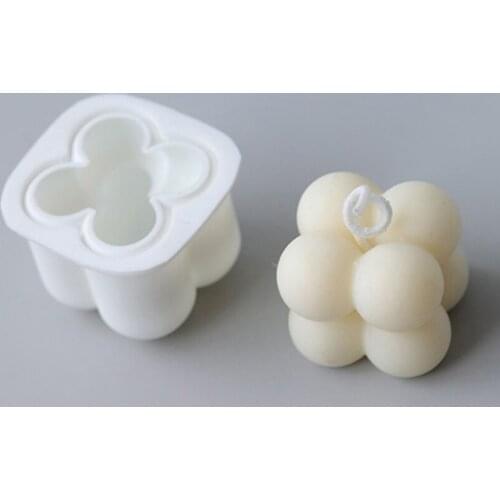 New 3D Magic Shape Silicone Candle Mould Aromatherapy DIY Handmade Candle Material Resin Wax Soap Mold Making Supplies