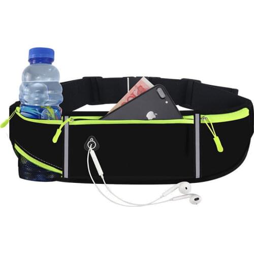 Professional running waist bag sports belt mobile phone men and women hidden bag gym bag running belt water bottle waist bag