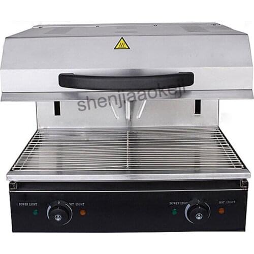 Commercial electric stove lift-type electric hot surface stove fire grill oven Western style oven Double control 220v 4000w 1pc