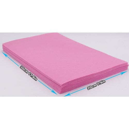 1mm Thickness Pink Hard Felt Sheets,Felt Fabrics For Diy Sewing,Decoration,Sewing Scrapbooking,Fieltro Feltro Entretela