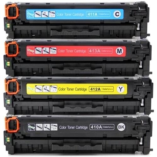Compatible Toner 305A CE410A 305X CE410X Toner Cartridge for LaserJet Pro 300 M375nw 400 M451dn M451dw MFP M451nw MFP M475dn