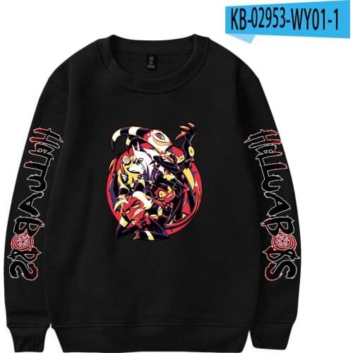 Personality Helluva Boss Sweatshirt Women Men Clothes Harajuku Fashion Street Sweatshirt Boy girls Pullovers Long Sleeve