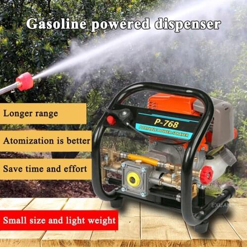 High-pressure Gasoline Fight Drugs Four-stroke Disinfection Machine Agricultural Fruit Tree Garden Sprayer Car Washing Machine