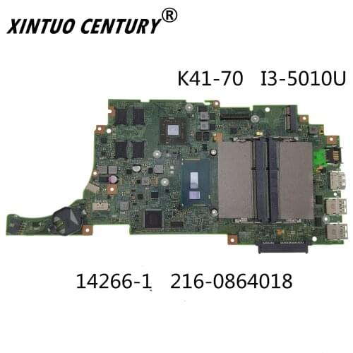 14266-1 For Lenovo K41-70 Laptop motherboard Mainboard with I3-5010U V2G 216-0864018 DDR3 100% test work