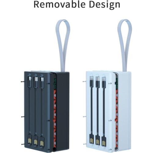 8650 battery power bank kit mobile Comes with 3-wire welding-free 12*section power shell DIY detachable Quick Wireless Charger