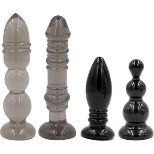 4 Pcs/Set Sex Anal Beads Butt Plug Stimulator Sex Toys Dildo Anal Plug Men/Women Masturbation Anal Sex Toys Adult Game