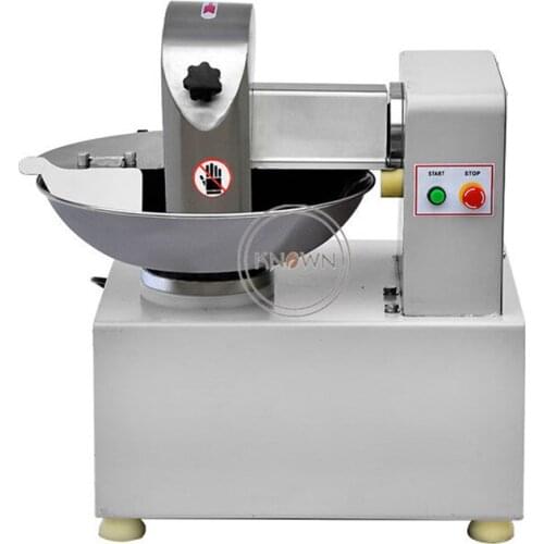 80kg/h Commercial Continuous Small 5L Capacity Meat Chopper Grinder Dicer Fruit And Vegetable Slicer Cutting Machine
