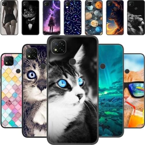 For OPPO Realme C21 Case Cat Animals Painting Soft TPU Silicone For Realme C21 / C20 Phone Cases Cover RealmeC21 C 21 2021 Capa