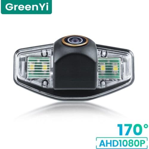 GreenYi 1080P HD 170° Car Rear View Camera For Honda Civic Crider Ciimo Concept S1 2012 2013 Reverse 4 pin Vehicle Parking AHD