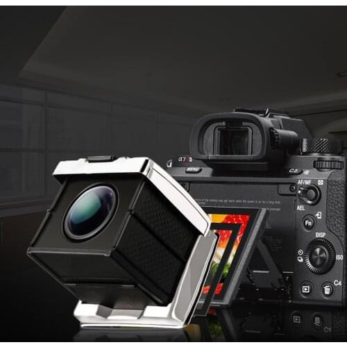GGS gold steel viewfinder SLR pocket eyepiece for Canon Nikon Sony viewfinder camera film sunshade frame SLR eye mask