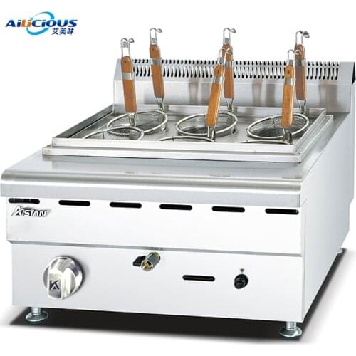 GH588 Kitchen ware stainless steel gas/electric desktop pasta boiler commercial gas pasta cooker