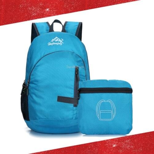 Lightweight Foldable Backpack Hiking Camping Trekking Travel Bags Girls Traveling Climbing Outdoor Fishing Cycling Rucksacks