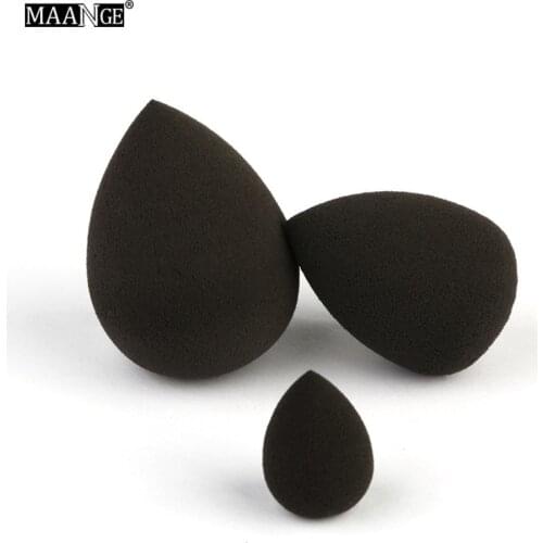 MAANGE New 3Pcs/set Waterdrop Shape Soft Beauty Makeup Puff Latex Eyeshadow Foundation Powder Concealer Make Up Sponges