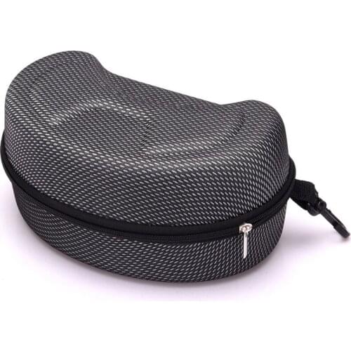 New EVA Snow Ski Eyewear Case Snowboard Skiing Goggles Sunglasses Carrying Case Zipper Hard Box Holder(Without Goggles)