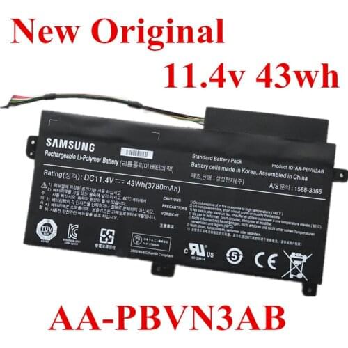 New Original Laptop replacement Li-ion Battery for Samsung AA-PBVN3AB NP370R4E 470R5E 450R5V 510R5E 11.4v 43wh