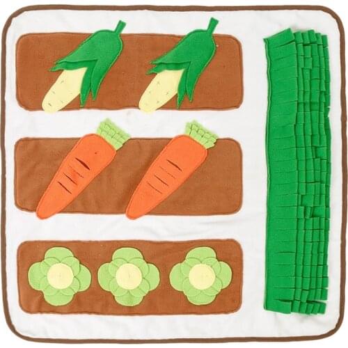 Pet Dog Snuffle Mat Nose Smell Training Blanket Sniffing Pad Slow Feeding Bowl