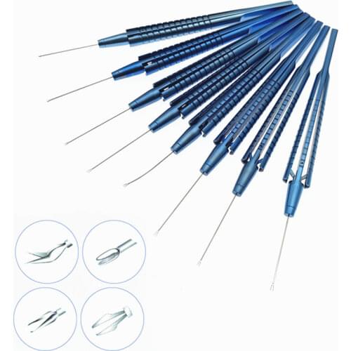 Ophthalmic Serrated forceps Capsulorhexis forceps Intraocular micro eye Surgical Instrument