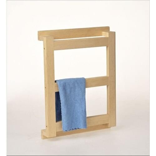 Pazardanal Wooden Towel Rack Towel holder
