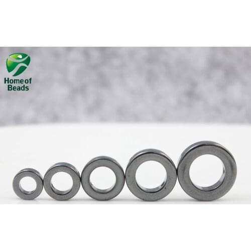 AAA Stone Hematite loose Flat faceted spacer beads black 8 10 12 14 16mm (20 pieces/lot) For DIY Jewelry Making HLB1012