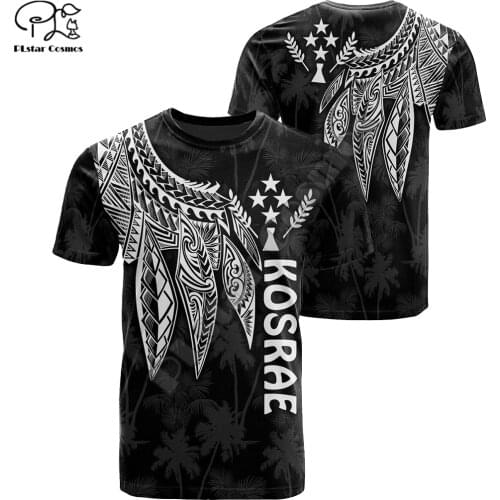 PLstar Cosmos 2021 Polynesia New Fashion Men/Women Kosrae T-shirts 3d Print Designed Summer Short Sleeve Tee Brand Tops Style-10