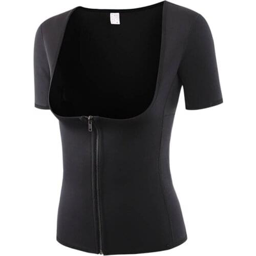 Plus Size Adjustable Slimming Zipper Bra Bodysuit for Women Shapers Waist Trainer Modeling Strap Slimming Corset T-shirt
